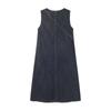 Korean Retro Denim Sleeveless Summer Dress - Hong Kong Style