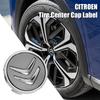 FFEC7 4pcs/set ABS 60mm Car Wheel Center Hub Caps Rims Dusproof Cover For Citroen C1 C3 C4 Picasso C4L C5 C6 VTS C8 Auto Accessories