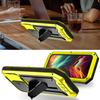 iPhone 15 Pro Max Case, R-JUST CamShield Slide, Rugged, Yellow/Black