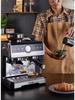 National Standard Italian Semi-Automatic Coffee Machine with Grinder & Double Boiler for High-Pressure Extraction