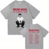 The RoUnisextic Album T Shirt Bruno Mars The RoUnisextic Tour UnisexWOMEN Clothing Vintage Harajuku High Quality Tshirts