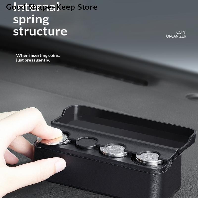 Creative Coins Purse Euro Dispenser Holder Case Car Coin Small Storage Home Dual Purpose Change Box Wallet Holders Money Boxes