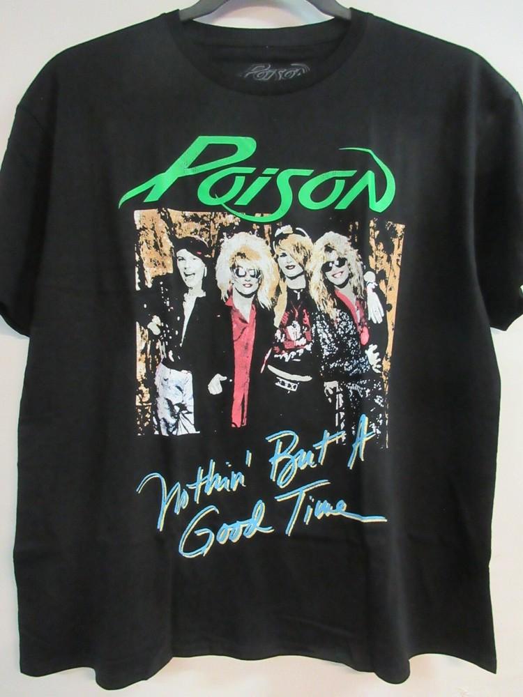 POISON OFFICIAL MERCH GOOD TIME 2022 BAND CONCERT MUSIC  EXTRA LARGE Unisex T-Shirt XL