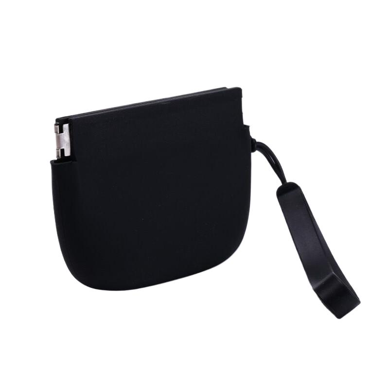 Silicone Coin Purse Keychain Small Silicone Pouch Wired Earbud Case 10X8Cm/3.94X3.15 Inches Coin Holder Pouch Silicone Storage