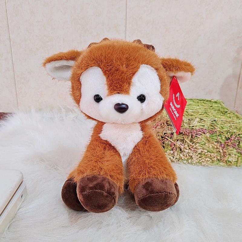 

Плюшевая игрушка Олень Сика Вулу Ла Па Зи - Мягкая и милая кукла Олененок для подарка на день рождения ребенку Standing 16cm (0.12kg)