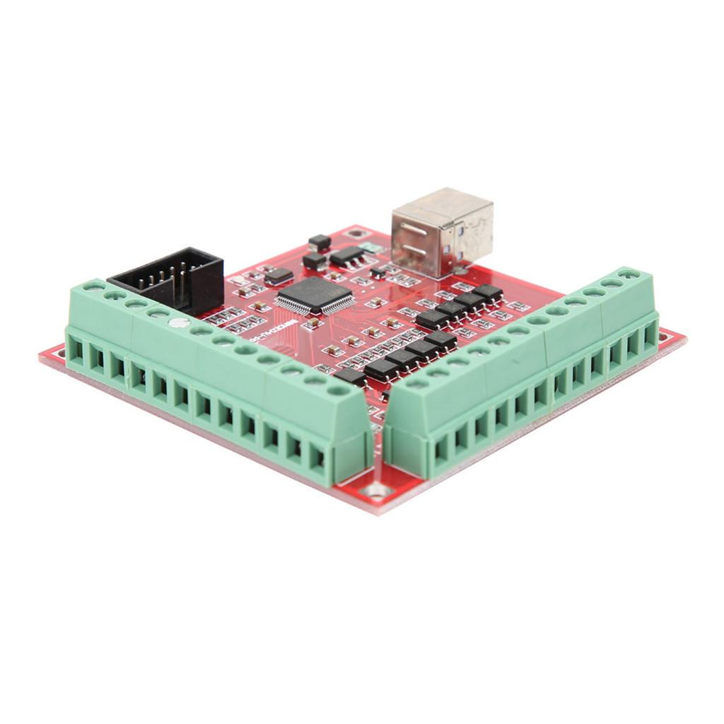 CNC USB MACH3 100Khz Red Break Out Board Support Stepper Motor Drive Servo Drive