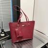 Borsa Tote Minimalista Stile Coreano Grande Capacità Moda Morbida Ecopelle Borsa a Spalla Borsa da Pendolare Casual CLE