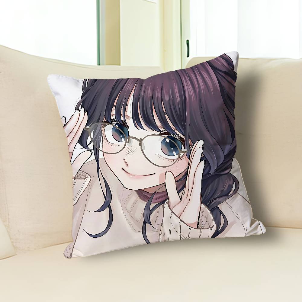 K-Kaoru Hana wa Rin to Saku Anime Celebrity Merchandise All-Match Printed Pillow Case Sofa Car Office Room Decoration Protector