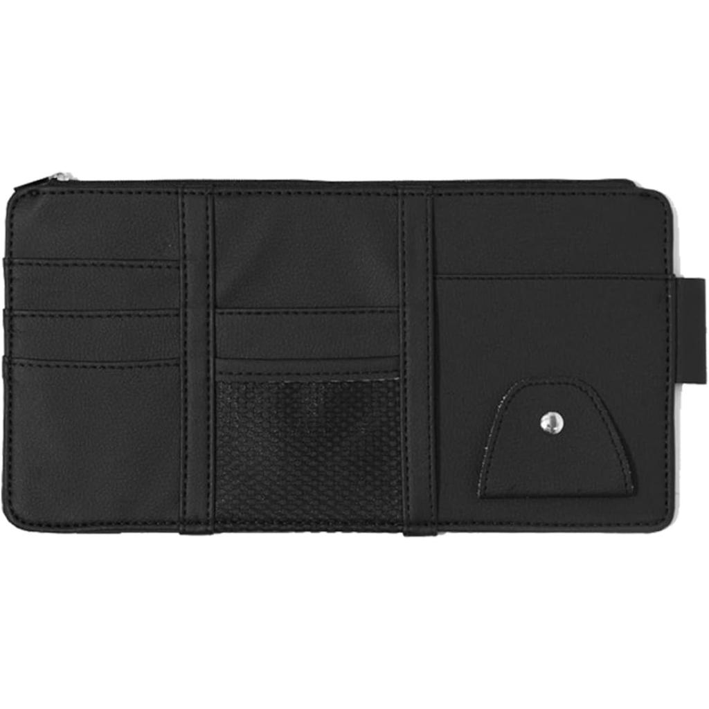Car Visor Organizer Car Accessories Pocket Holder Car Accessories Organizers Leather Hearing Bag
