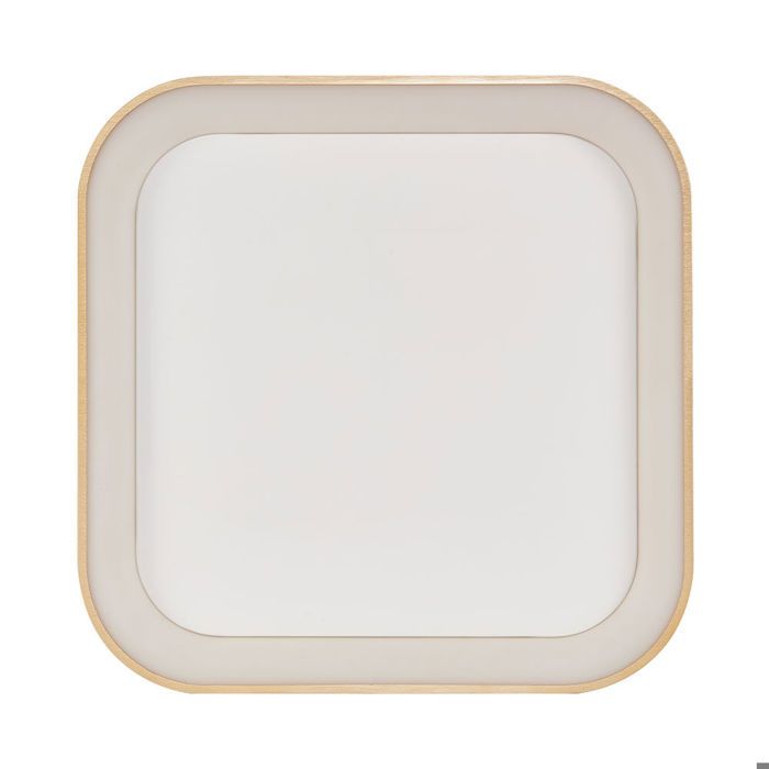 Plafonnier LED Bella 36W 3en1 4260lm – 480x480mm – Doré