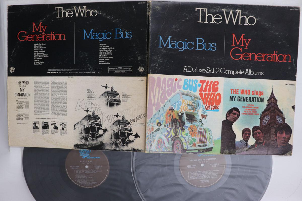 LP Record WHO Magic Bus The Who Sings My Genera MCA24068 TRACK 1973 Canada Rock Used
