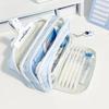Girl Large Capacity Aesthetic Pencil Bag School Cases Cute Stationery Holder Bag Zipper Pencil Pouch Student School Supplies