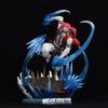 Neue 26cm Demon Slayer Kimetsu No Yaiba Akaza Obermond Drei Kampfpose Anime Figur Statue Schreibtisch Dekoration Spielzeug