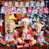 Christmas Countdown Bags Hangable Christmas Decorations Reusable Holiday Countdown Drawstring Pouch For Children Family Friends