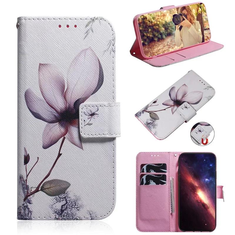 Painted Flip Leather Magnetic Case For Nokia 1.3 1.4 2.2 2.5 3.2 3.4 4.2 5.3 5.4 6.2 7.2 X10 X20 X30 XR20 XR21 Phone Cover