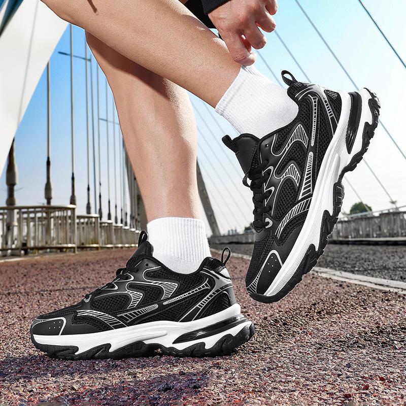 Mens Athletic Shoes Airy Mesh Upper Heightening Thick Bottom Daily Athletic Shoes Shoe Summertime Fall Winter Springtime Seasonal Wear
