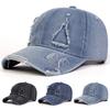 Unisex Triangle Hole Cowboy Baseball Caps Spring Autumn Outdoor Adjustable Casual Hats Dad Hat Sunscreen Hat