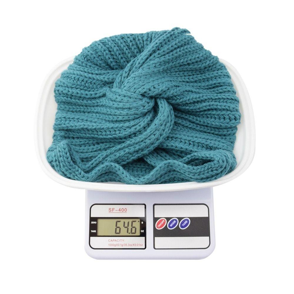 Cross Wrap Head Cashmere Bonnet Warm Wool Turban Cap Women's Headwear  Autumn Winter