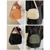Simple Versatile Crossbody Bag Fashionable Casual Small Square Bag Personalized Commuting Shoulder Bag Corduroy Unisex Handbag