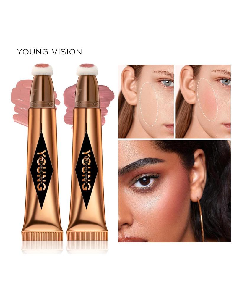 YOUNG VISION Toning Blush Highlight Stick Flüssiges Rouge spendet Feuchtigkeit mit Wasserfestigkeit