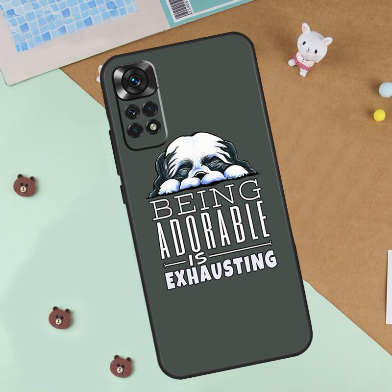 Cartoon Shih Tzu Dog Case For Xiaomi Redmi Note 14 13 12 9 10 11 Pro 10S 11S 12S Cover For Redmi 13C 10C 12C 14C