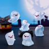 10pcs Ghost Doll Toy Mini Luminous Ornament DIY Halloween Ornament  Lawn Yard Garden