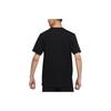 Nike Sportswear Casual Breathable Letter Print Crew Neck Short Sleeve T-Shirt Men Tops Black DD3382-010