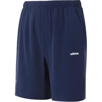 Solid Color Elastic Waist Five-Point Sports Casual Shorts Men Shorts Navy JJ3380