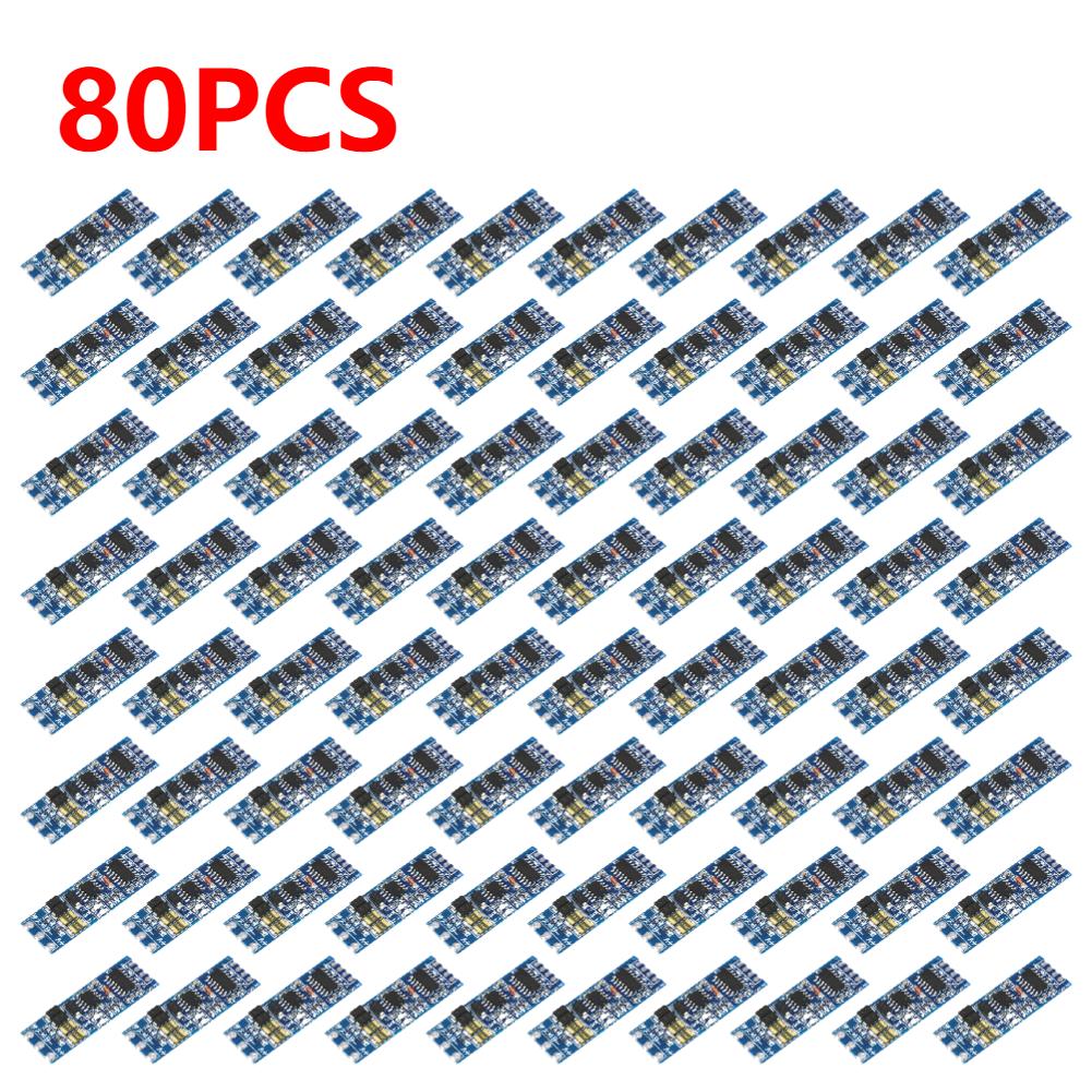 20-80PCS TTL To RS485 Module Hardware Automatic Flow Control Module Serial 3.3/5V UART Level Mutual Conversion Power Supply