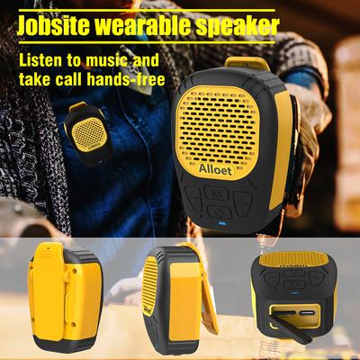 Wearable Bluetooth-Compatible5.3 Speaker Built-in Mic Mini Speaker Up To 30 Hours Battery Life Small Speaker for Cycling/Hiking
