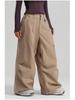 New Unisex Windproof Waterproof Ski Pants - Warm, Solid Color, Loose Fit for Outdoor Snowboarding