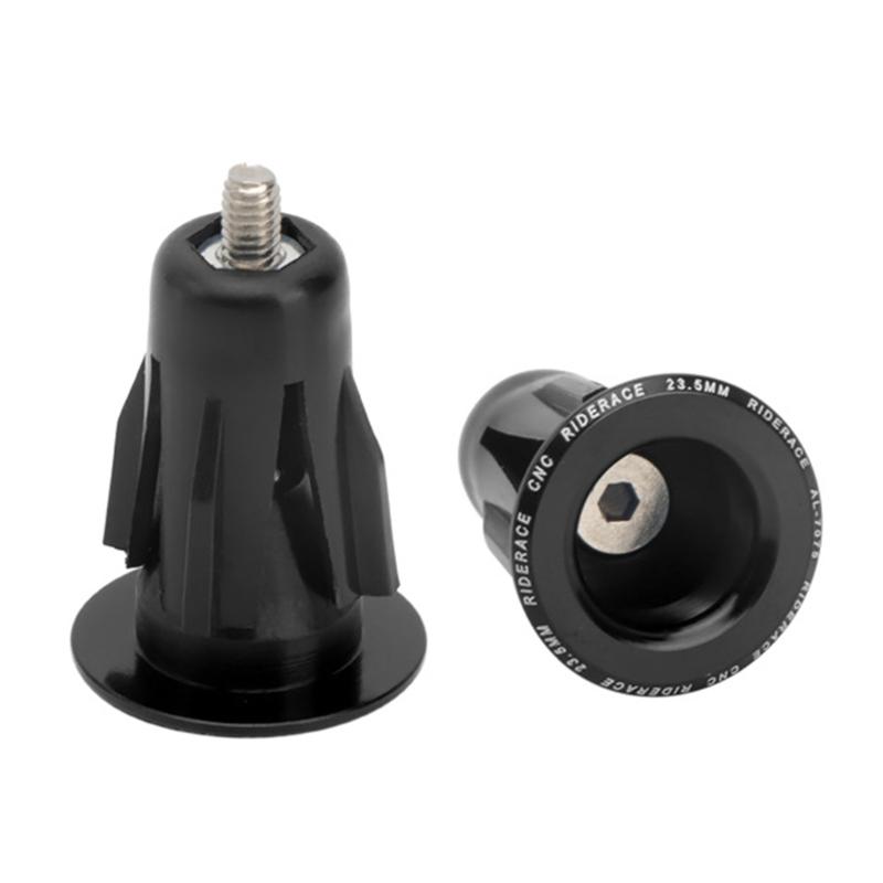 2 Pcs Bike Bar End Cap Bicycles Handlebar Plug Road Bike Expanding Locking Bar End Cap Bike Bar Plug Cycling Supplies