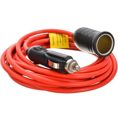 3.6M High Quality Heavy Duty 12V 24V Car-Cigarette-Lighter Extension Cable Plug With 10A Fuse