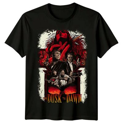 From Dusk Till Dawn (1996) Movie Poster Inspired T-Shirt Retro Tee Unisex