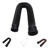 Rain Gutter Downspout Extension Flexible PE Extendable Drain Away Extender for Outdoor Villa Round Drain Downspout Extender