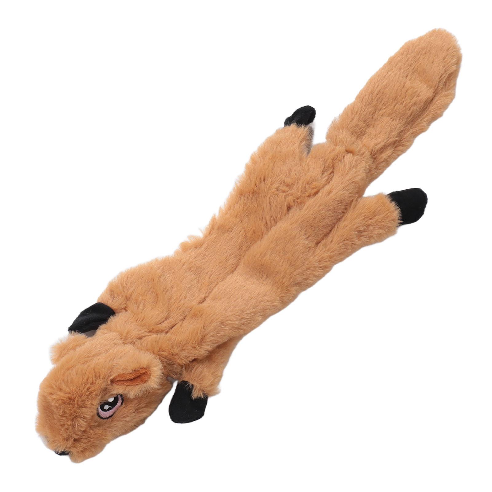 Pet Chewing Plush Toy Interactive Anxiety Reduction Squeaky Toy Soft Bite Resistant Teeth Cleaning Chewing Toy for Dogs