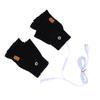 USB Heated Gloves Fingerless for Men Women Acrylic   Electric Hand Warming Gloves for Winter Skiing Gaming