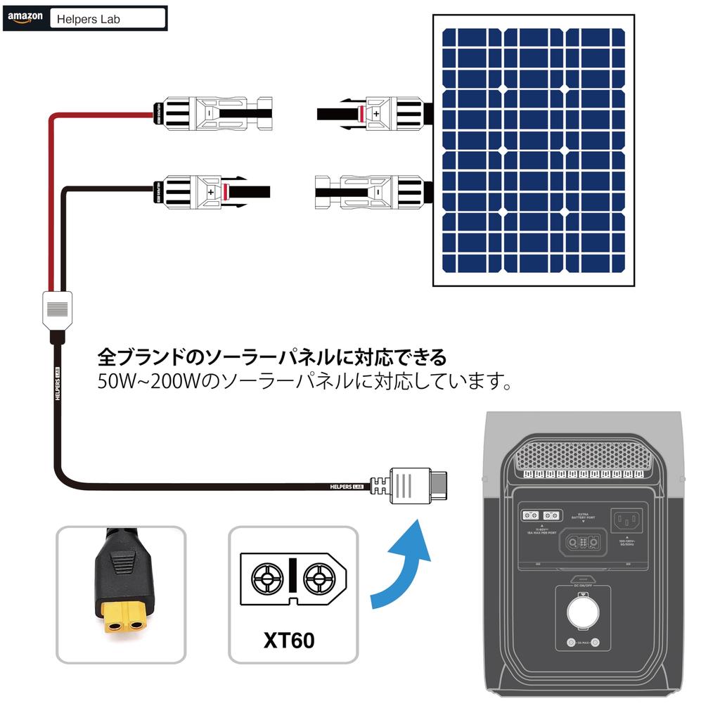 Solar Connector To XT60 Port Solar Panel Conversion Adapter Charging Cable  Compatible Turn DC XT60 for EF Ecoflow DELTA 2 Und River Pro MAX Mini  buy  the best products in the