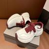 Dad shoes women's autumn and winter new thick soles increase height and show height, small white shoes sports and leisure shoes women