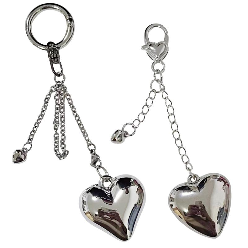 Keychain Heart Keys Rings Alloy Material Keyring Keys Holder Perfect for Women