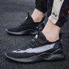 Men's net shoes new spring breathable light casual shoes men's Korean version summer running trendy shoes men's small black shoes