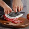 Kitchen Knife Stainless Steel Forged Meat Cleaver Hammer Pattern Slicing Knife Professional Chef Knife Kitchen Cutting Meat