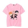 Hot Hinata Shoyo Tobio Kageyama Cartoon Print Short Sleeve T Shirts Women Casual Shirts Summer Women's Men's Crew Neck T-shirt