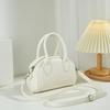 Korean INS New High-End Niche Design Boston Bag for Women Simple Versatile Handbag Crossbody Small Square Bag