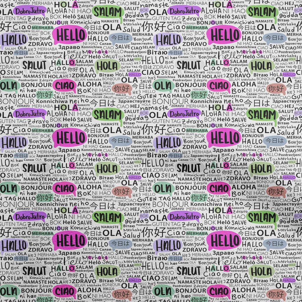 oneOone Cotton Flex Brown Fabric Writing Text Diy Clothing Quilting Fabric Print Fabric By Yard 40 Inch