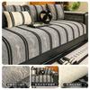 High-Grade Nordic Sofa Cushion, Four-Season Universal Fabric, Non-Slip Chenille Sofa Seat Cushion, Non-Slip Backrest Towel