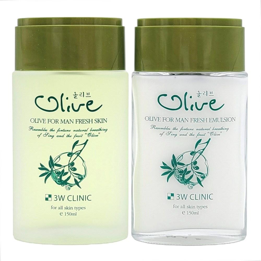 3W Clinic Olive For Men Fresh Emulsion 150ml 2, 2