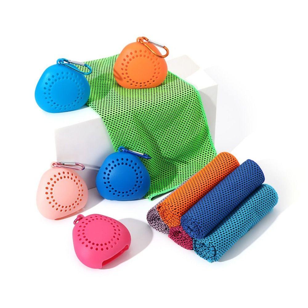Quick Dry Quick Dry Towel Polyester Ice Towel Portable Cold Towel  Outdoor Activities