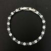 European & American Hip-Hop Style Devil's Eye Zircon Bracelet with Micro-Inlaid Diamonds