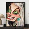 Disney Diamond Painting 5D DIY Illustration of Disneys Classic Villain Cruella Defiance Art Mosaic Embroidery Decoration Cross Stitch Gift